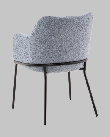 Стул с подлокотниками Кози new ткань букле синий