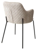 Стул AMARETTO VBP206 античный светло-бежевый, черный каркас