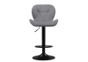 Барный стул Trio светло-серый, черный