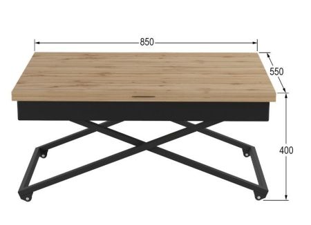 Стол трансформер "Андрэ Loft" дуб вотан