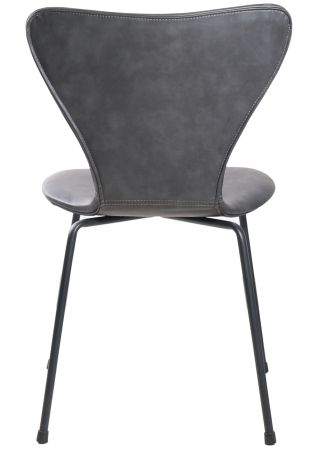 Стул Seven Leather серый