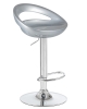 Набор 2 шт Стул барный DISCO, серебряный
