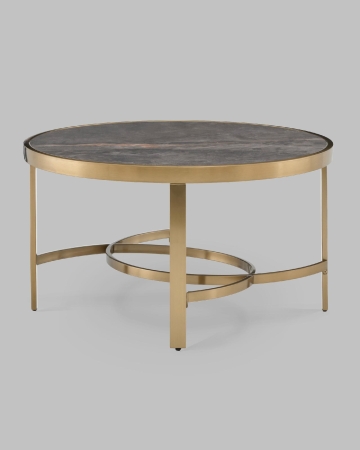 Журнальный столик Адриана 80*80 см серая керамика