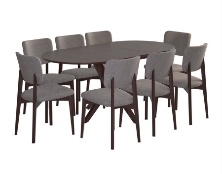 Стол "Астерия" темный орех, шпон дуб