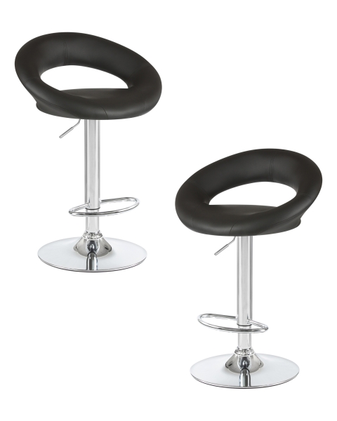 Набор 2 шт Стул барный MIRA, черный