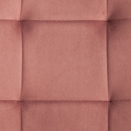 Стул CHILLY красный, велюр и металл, мягкое сиденье, без подлокотников