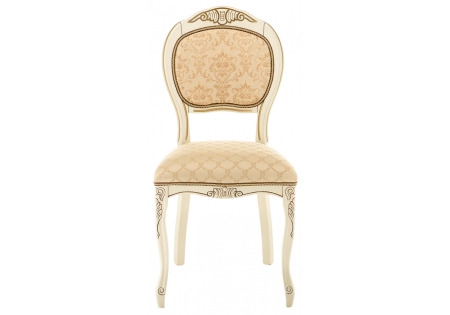 Стул деревянный Лауро патина золотой бежевый