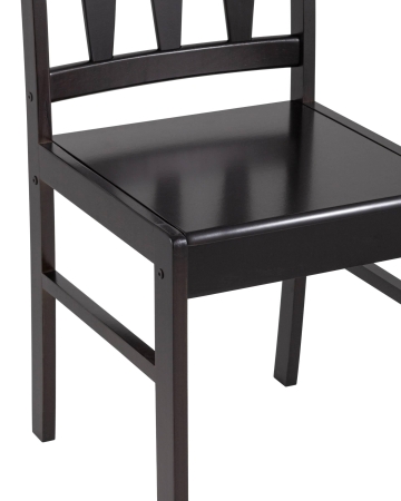 Стул Афродита (Aphrodite) дерево гевея, 46х54х99 см, эспрессо, дуб в красноту, ткань кремовая с рисунком