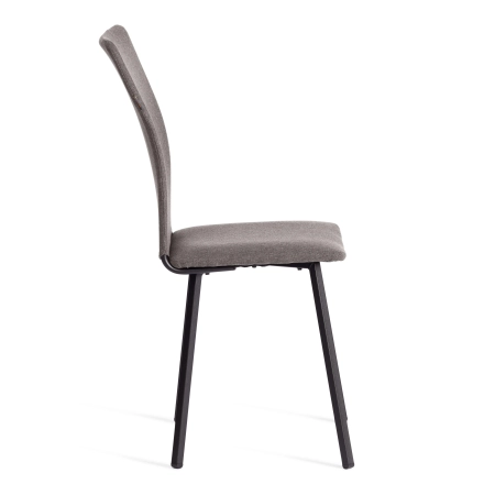 Стул обеденный La Rousse серый с черными ножками