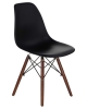 Стул обеденный LMZL-PP623 ножки темный бук сиденья черный