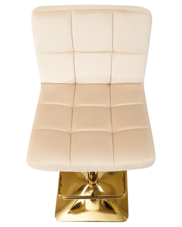 Набор 2 шт Стул барный GOLDIE, бежевый велюр (MJ9-10)