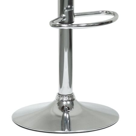 Барный стул Disco серебряный