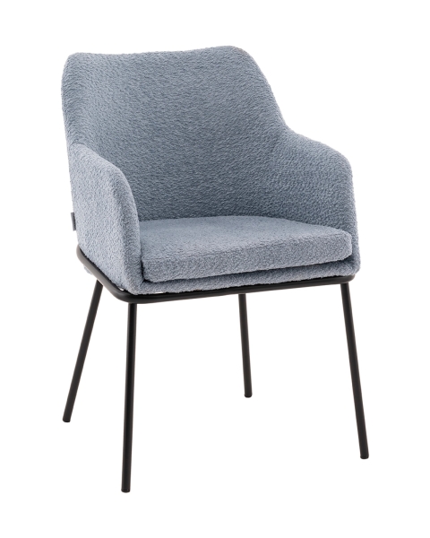 Стул с подлокотниками Кози new ткань букле синий Стул с подлокотниками Кози new ткань букле синий