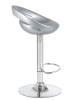 Набор 2 шт Стул барный DISCO, серебряный