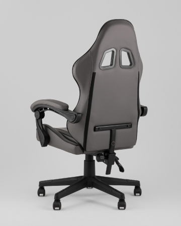 Кресло спортивное Commander TopChairs серо-черный