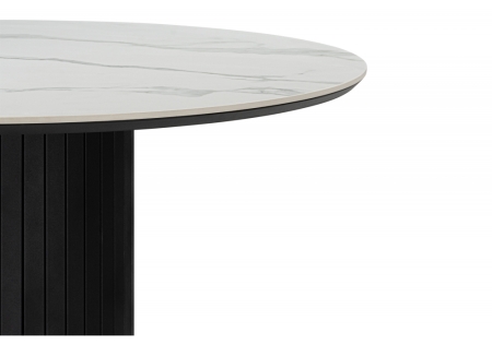 Керамический стол Гравент 110 patagonoa bianco repose, черный
