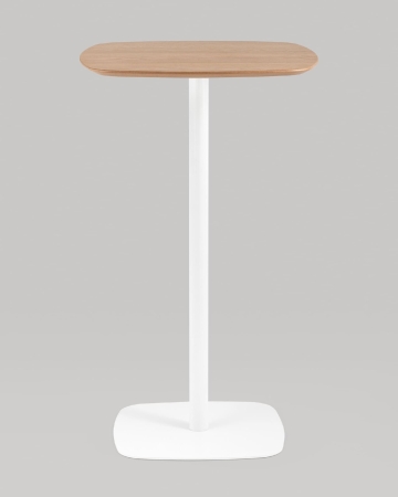 Стол барный Form 60*60 светлое дерево/белый