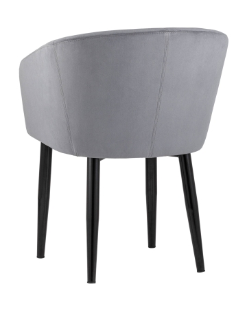 Кресло Ральф велюр серый