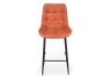 Барный стул Челси терракотовый (zd 432), черный