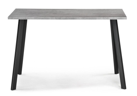 Обеденная группа Эделин бежевый, бетон, черный матовый