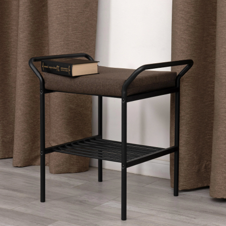 Пуф/стол Ergo/Эрго коричневая рогожка