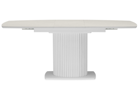 Керамический стол Фестер 160(200)х90 carmen light grey, белый