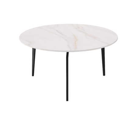 Журнальный столик Aliara светлая керамика