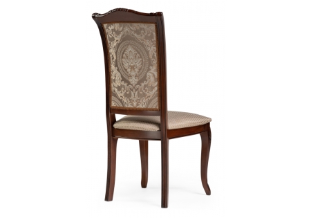 Стул деревянный Керия ткань бежевый, вишня