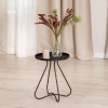 Столик журнальный GLAND металл, 40*40*45 см, черный
