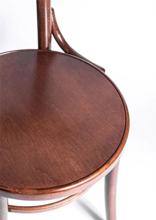 Деревянный стул венский Luna светлый орех с твердым сиденьем