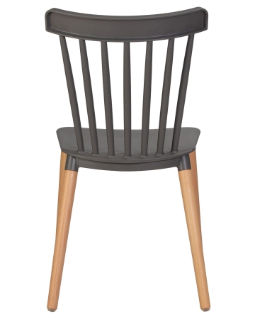 Набор 4 шт Стул обеденный THEO, ножки светлый бук темно-серый (GR-04)