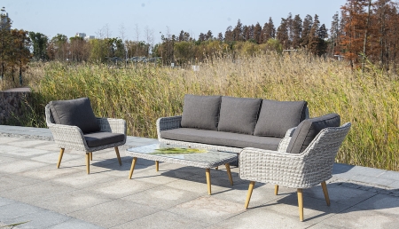 "Прованс" кресло из искусственного ротанга, бежевый