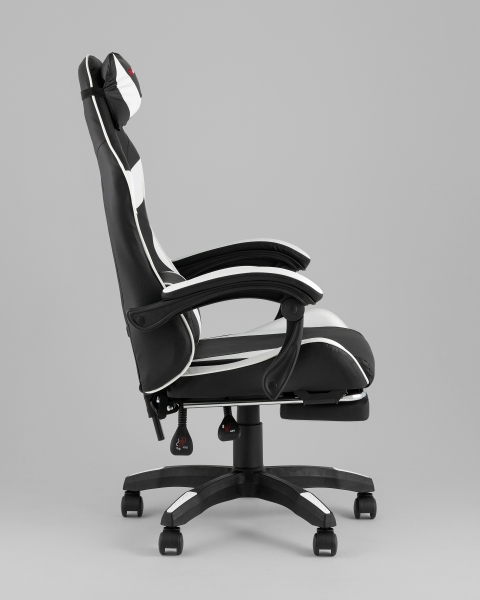 Кресло спортивное TopChairs MG-7019 черно-белый