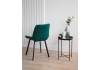 Стул на металлокаркасе Челси П зеленый (zd 667) / черный