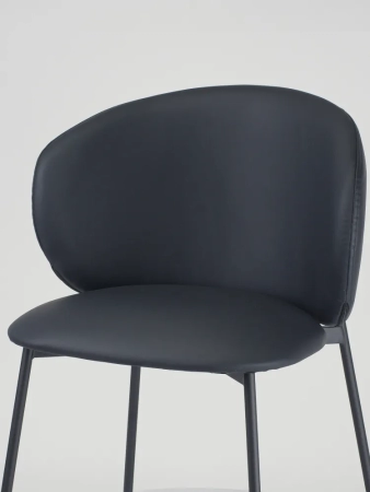 Стул для кухни SOLIS черный экокожа NAPPA 999, комплект 2шт