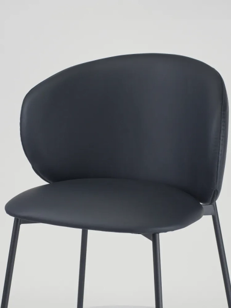 Стул для кухни SOLIS черный экокожа NAPPA 999, комплект 2шт