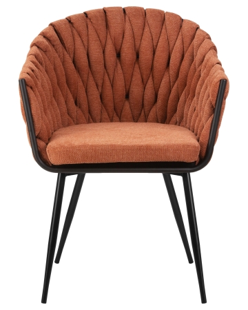 Стул обеденный MATILDA оранжевая ткань LAR 275-27