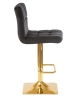 Стул барный GOLDIE черный велюр MJ9-101
