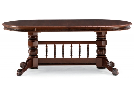 Стол деревянный раскладной Кантри орех с коричневой патиной