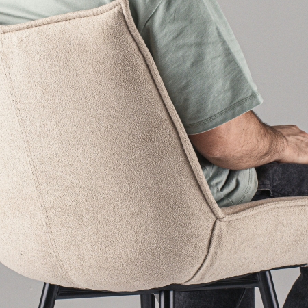 Стул для кухни Осло букле бежевый MOSS 130