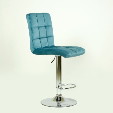 Барный стул N-48 Kruger бирюзовый велюр VL XLD25