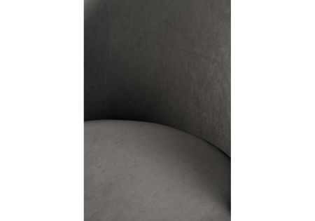 Барный стул Амизуре темно-серый, черный матовый