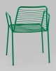 Стул с подлокотниками Дели металл зеленый