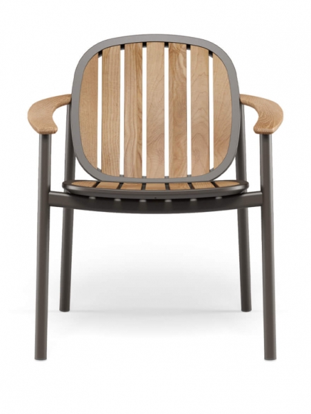 Кресло деревянное EMU Twins коричневый