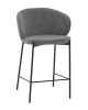 Стул полубарный Тисдейл букле темно-серый