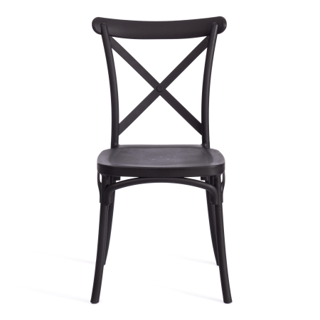 Стул CROSS (mod. PL24) пластик, 48х58х89 см, черный