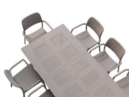 Стол пластиковый раздвижной Libeccio тортора