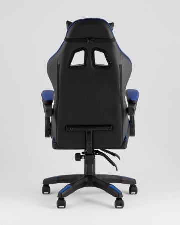 Кресло спортивное TopChairs Shadow черно-синий