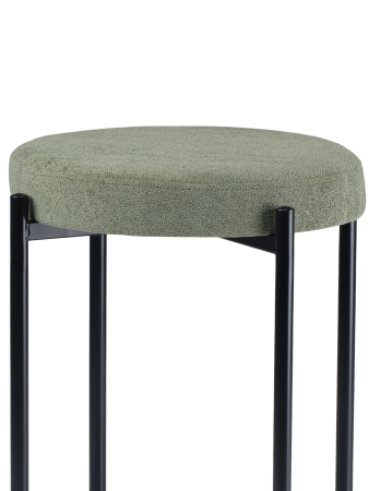 Табурет Maso букле зеленый MOSS 615