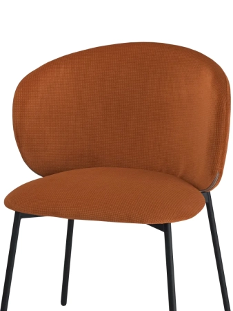 Стул для кухни SOLIS терракотовый гусиная лапка BERNS 413, комплект 2шт